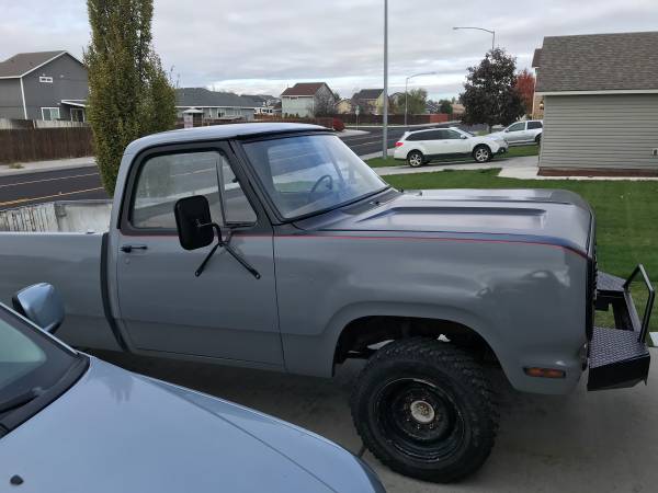 1977 dodge W200 4x4 - cars & trucks - by owner - vehicle automotive... for sale in Moses Lake, WA – photo 2