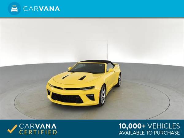 2017 Chevy Chevrolet Camaro SS Convertible 2D Convertible Yellow - for sale in Norfolk, VA – photo 6