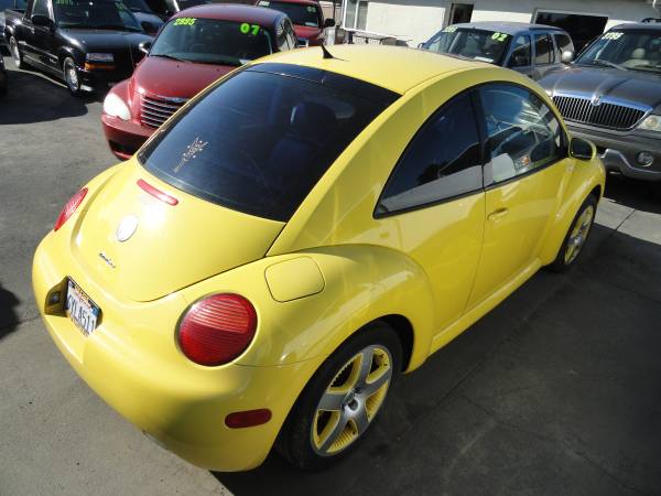 2002 VOLKWAGEN BEETLE TURBO BRIGHT YELLOW !!! for sale in Gridley, CA – photo 3