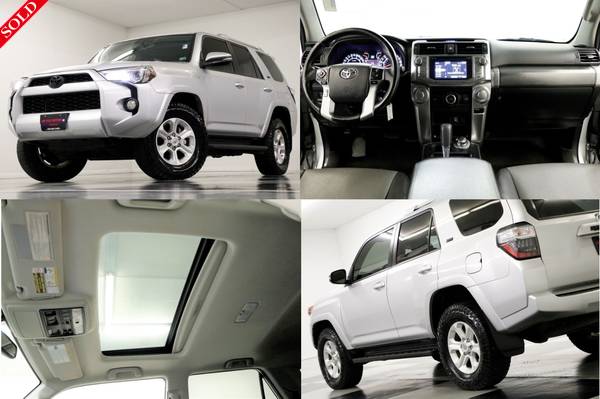 NAVIGATION-HEATED LEATHER Silver 2014 Toyota 4Runner SR5 Premium for sale in clinton, OK
