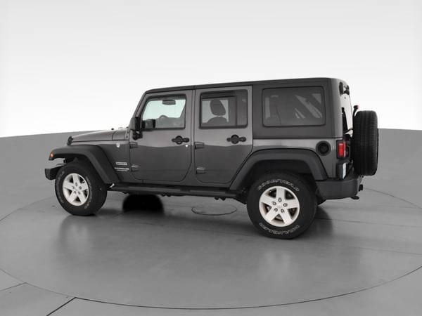 2017 Jeep Wrangler Unlimited Sport S Sport Utility 4D suv Gray - -... for sale in Washington, District Of Columbia – photo 6
