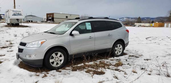Super clean 2012 Chevy Traverse LTZ Awd, 124k, transferable warranty for sale in victor, MT – photo 2