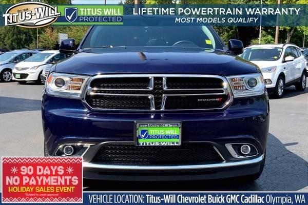 2018 Dodge DURANGO AWD All Wheel Drive SXT SXT - cars & trucks - by... for sale in Olympia, WA – photo 2