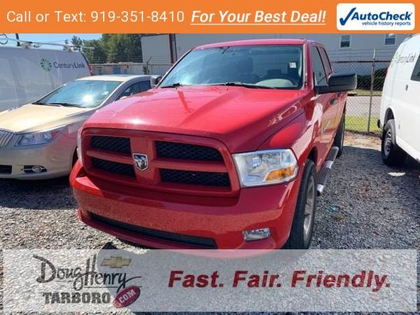 2012 Ram 1500 ST pickup Flame Red for sale in Tarboro, NC