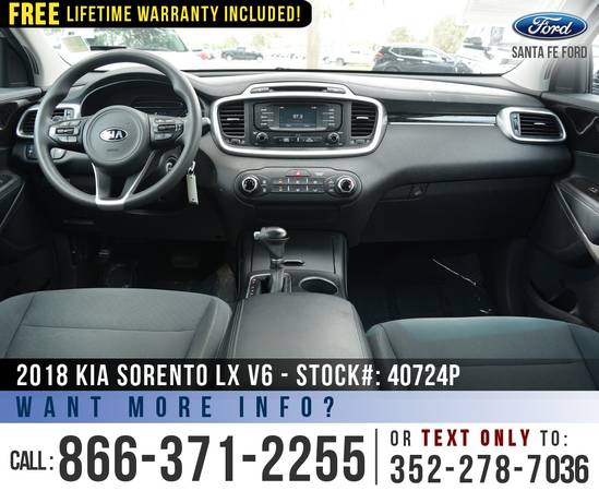 *** 2018 KIA SORENTO LX SUV *** Cruise Control - SIRIUS - Bluetooth... for sale in Alachua, GA – photo 14