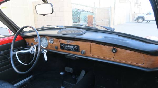 1970 VOLKSWAGEN KARMANN GHIA CONVERTIBLE RARE AUTO 1600! NEW TOP! for sale in Lucerne Valley, CA – photo 14