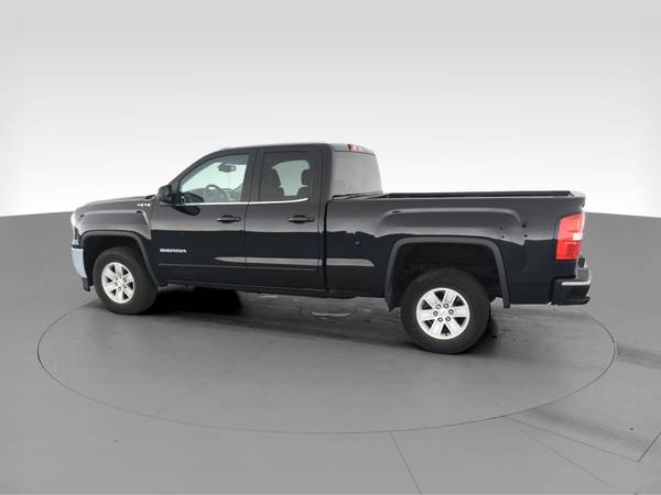 2018 GMC Sierra 1500 Double Cab SLE Pickup 4D 6 1/2 ft pickup Black... for sale in Hobart, IL – photo 6
