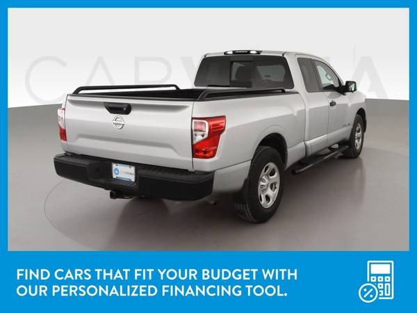 2017 Nissan Titan King Cab S Pickup 4D 6 1/2 ft pickup Silver for sale in NEWARK, NY – photo 8