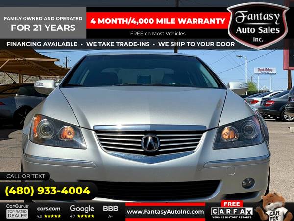 2006 Acura RL LOW MILESSedan Automatic w/Tech Pkg FOR ONLY 190/mo! for sale in Phoenix, AZ – photo 4