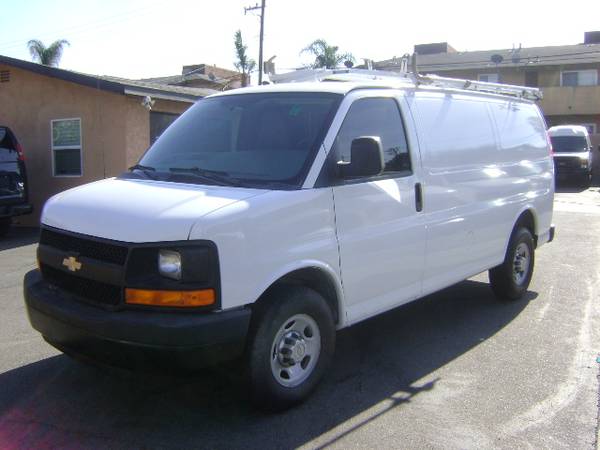 2011 Chevy Express 2500 Cargo Van Ladder Rack Work Bins ENCLOSED NO... for sale in Corona, CA – photo 5