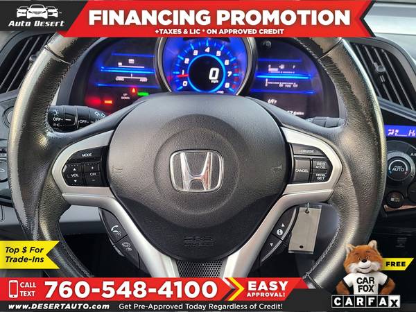 2011 Honda CR-Z EX Only $108/mo! Easy Financing! - cars & trucks -... for sale in Palm Desert , CA – photo 7