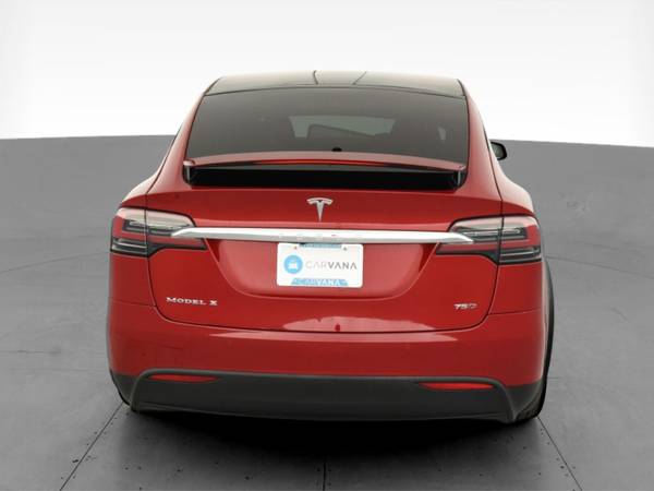 2017 Tesla Model X 75D Sport Utility 4D suv Red - FINANCE ONLINE -... for sale in San Bruno, CA – photo 9