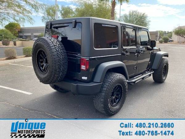 2016 JEEP WRANGLER UNLIMITED SPORT ~ LIFTED ~ LOW MILES ~ EASY FINAN... for sale in Tempe, AZ – photo 4