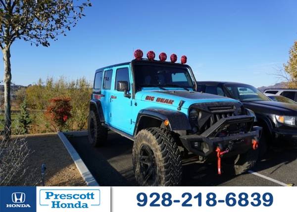 2017 Jeep Wrangler 4WD 4D Sport Utility / SUV Unlimited Big Bear -... for sale in Prescott, AZ – photo 2