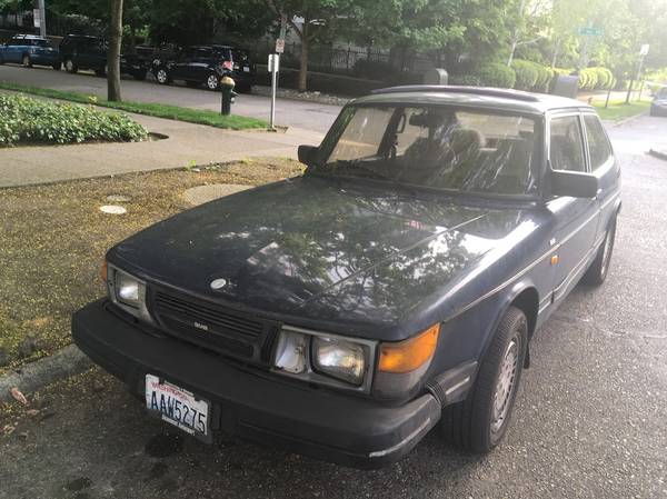 86 Saab 900 non-turbo square nose navy blue collectors edition for sale in Seattle, WA – photo 8