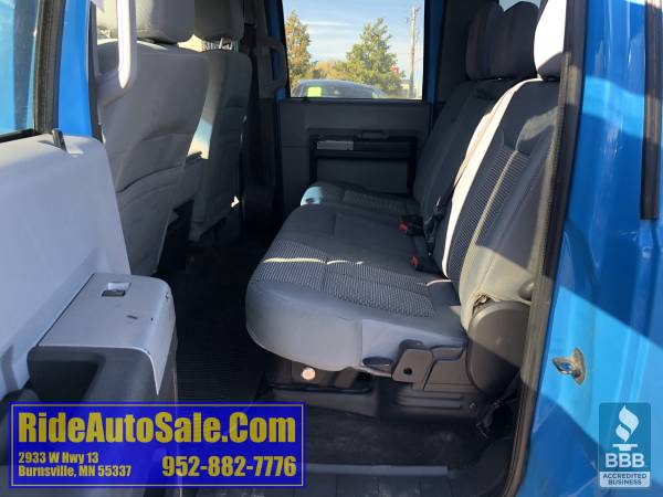 2013 Ford F350 F-350 XLT Crew cab FX4 4x4 TURBO DIESEL nice FINANCING! for sale in Minneapolis, MN – photo 12