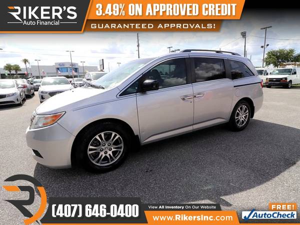 $132/mo - 2012 Honda Odyssey EX-L Passenger Van - 100 Approved! -... for sale in Kissimmee, FL – photo 3