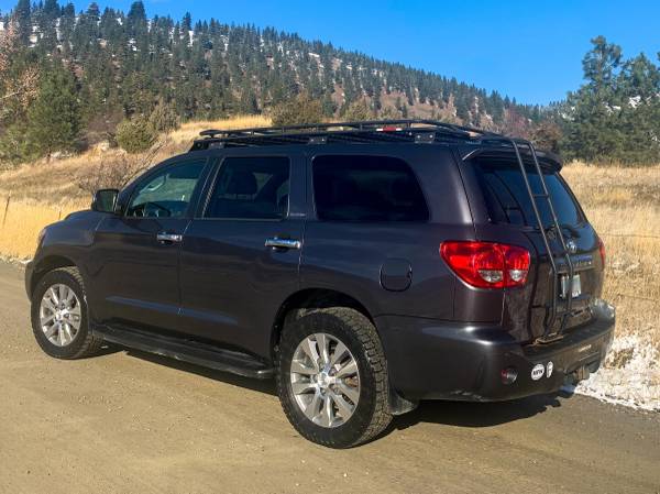 2013 Toyota Sequoia Limited 4x4 V8 with Gobi Roof Rack - cars &... for sale in Missoula, MT – photo 2