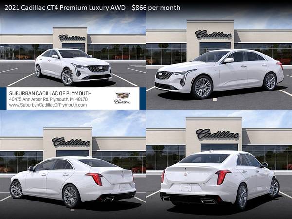 2021 Cadillac CT4 CT 4 CT-4 Premium Luxury AWD FOR ONLY 866/mo! for sale in Plymouth, MI – photo 14