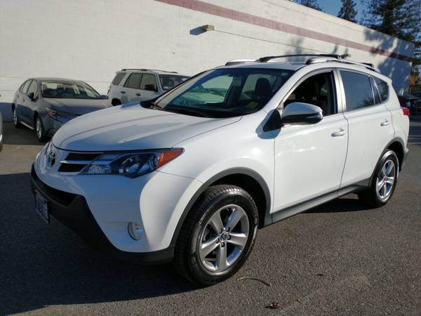 2015 Toyota RAV4 XLE suv White - cars & trucks - by dealer - vehicle... for sale in Palo Alto, CA – photo 2