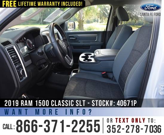 ‘19 Ram 1500 Classic SLT *** Homelink, Touchscreen, Bluetooth *** -... for sale in Alachua, FL – photo 11
