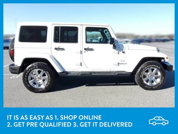 2017 Jeep Wrangler Unlimited Sahara Sport Utility 4D suv White for sale in Revere, MA – photo 10