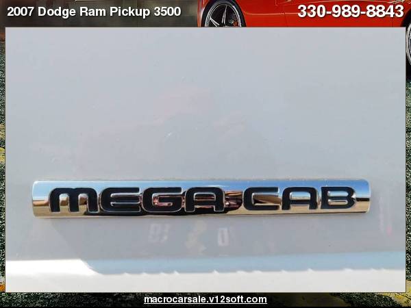 2007 Dodge Ram Pickup 3500 SLT 4x4 4dr Mega Cab 6.3 ft. SB DRW Pickup for sale in Akron, OH – photo 19
