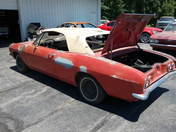 2 1965 Corvair convertibles for sale in Haubstadt, IN – photo 2