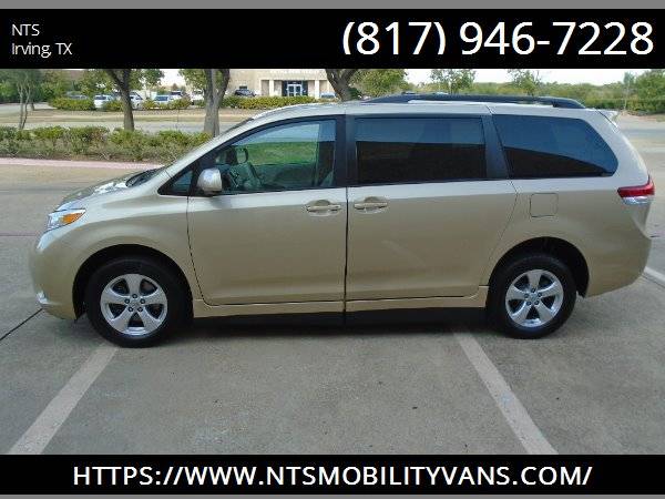 2012 TOYOTA SIENNA MOBILITY HANDICAPPED WHEELCHAIR POWER RAMP VAN for sale in Irving, OK – photo 6