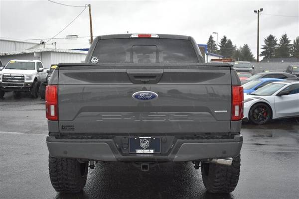 2018 FORD F-150 SUPERCREW 4X4 LIFTED LEADFOOT GRAY LARIAT SPORT PKG... for sale in Gresham, OR – photo 4