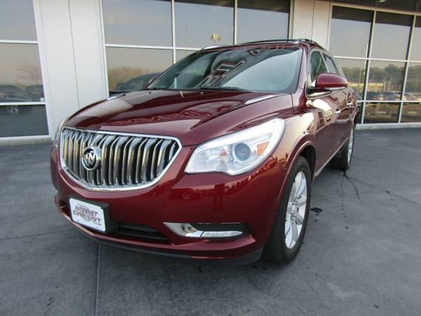 2015 *Buick* *Enclave* *AWD 4dr Premium* Crimson Red - cars & trucks... for sale in Omaha, NE – photo 3