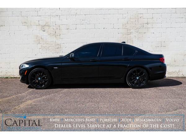 2013 BMW 5-Series w/Blacked Out Rims, Tinted Windows! Gorgeous Car! for sale in Eau Claire, WI – photo 2