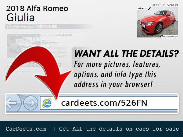 2018 Alfa Romeo Giulia, Rosso Alfa - - by dealer for sale in Wall, NJ – photo 24