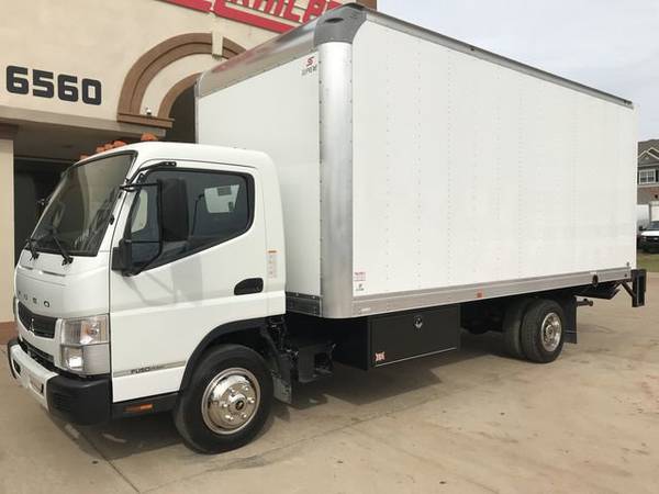 2019 MITSUBISHI FE160G 18' Cargo Box, Gas, Auto, Tuck Under Lift Gate, for sale in Oklahoma City, OK – photo 3
