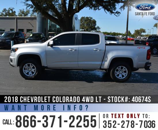 *** 2018 Chevrolet Colorado 4WD LT *** Touchscreen - Bedliner -... for sale in Alachua, FL – photo 4