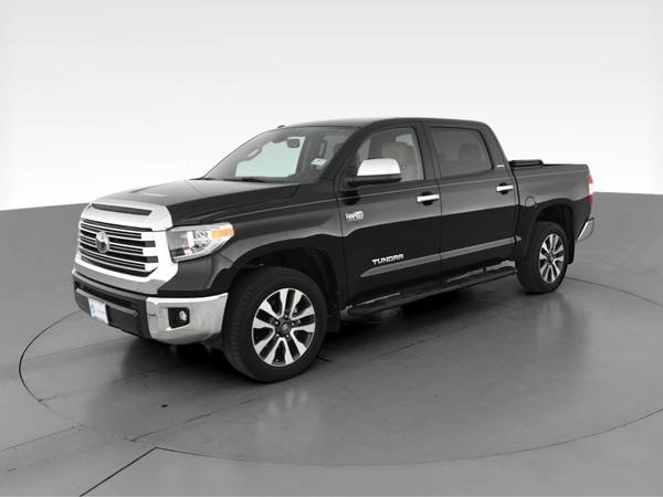 2019 Toyota Tundra CrewMax Limited Pickup 4D 5 1/2 ft pickup Black -... for sale in West Palm Beach, FL – photo 3