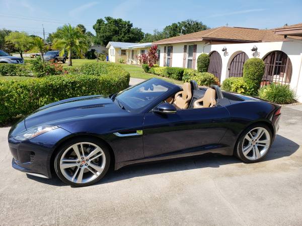 2017 Jaguar F-Type CONVERTIBLE 42, 100 low miles EXCELLENT private for sale in Vero Beach, FL – photo 2