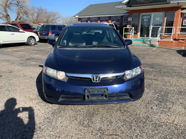 2007 BLUE HONDA CIVIC for $700 Down - cars & trucks - by dealer -... for sale in Lubbock, TX – photo 3