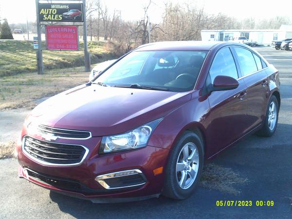 2015 CHEVY CRUZE LT - - by dealer - vehicle automotive for sale in campbell, MO