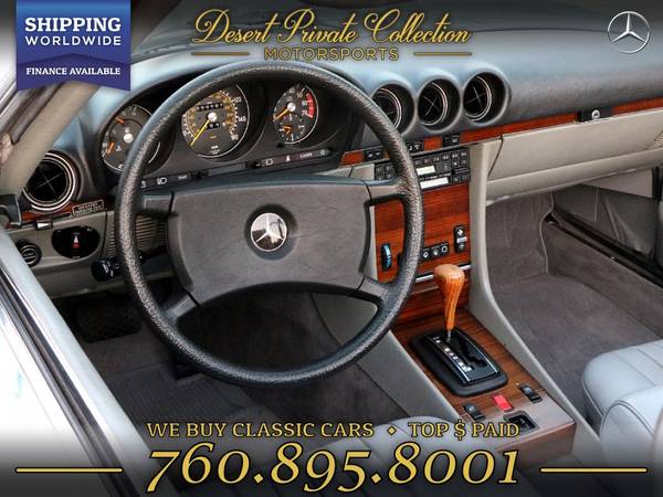 1983 Mercedes-Benz 380SL Low Miles for sale by Desert Private... for sale in Palm Desert , CA – photo 8