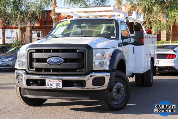2012 Ford F450 F-450 XL Diesel RWD Utility Work Truck #34144 - cars... for sale in Fontana, CA – photo 3