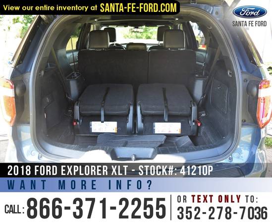 2018 FORD EXPLORER XLT Camera, Leather/Suede Seats, WiFi for sale in Alachua, FL – photo 17