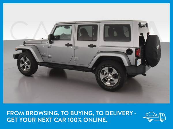 2017 Jeep Wrangler Unlimited Sahara Sport Utility 4D suv Silver for sale in Pocono Pines, PA – photo 5