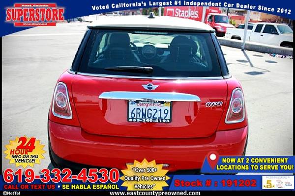 2011 MINI COOPER BASE hatchback-EZ FINANCING-LOW DOWN! for sale in El Cajon, CA – photo 4