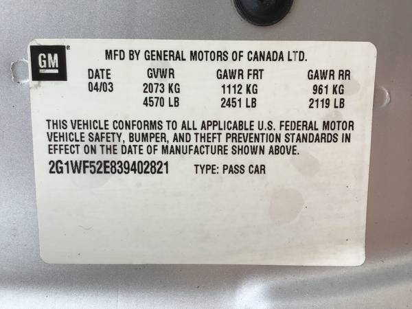 2003 Chevrolet Impala - 32 MPG/hwy, 170xxx MILES, on CLEARANCE for sale in Farmington, MN – photo 21