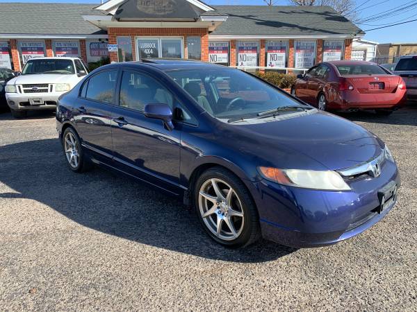 2007 BLUE HONDA CIVIC for $700 Down - cars & trucks - by dealer -... for sale in Lubbock, TX – photo 2
