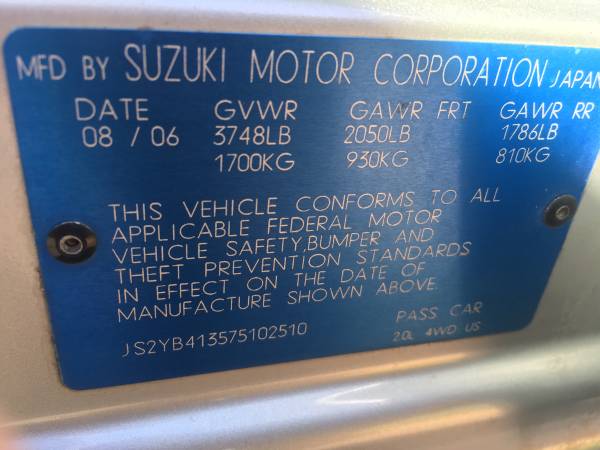 2007 Suzuki SX4 All Wheel Drive - cars & trucks - by dealer -... for sale in Morganton, NC – photo 18