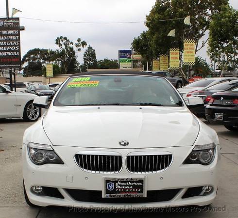 2010 *BMW* *6 Series* *650i*Convertible Loaded, Fin for sale in Lawndale, CA – photo 6
