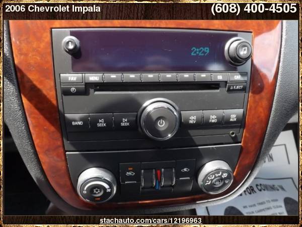 2006 Chevrolet Impala 4dr Sdn LT 3.5L with License plate bracket,... for sale in Janesville, WI – photo 14