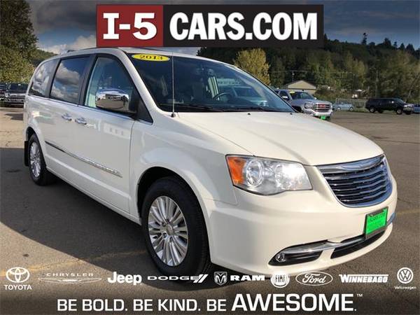 2013 Chrysler Town and Country mini-van Touring-L - White for sale in Chehalis, WA – photo 2